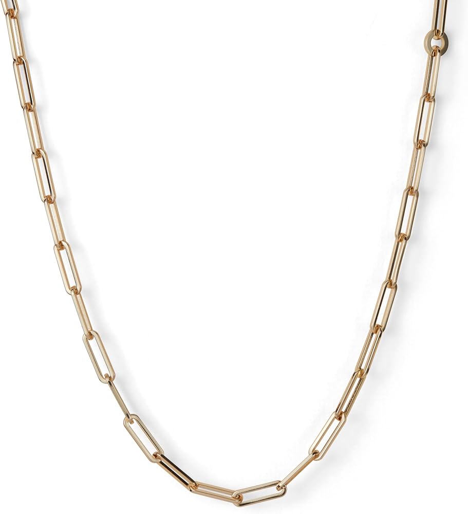 Amazon.com: JENNY BIRD Andi Slim Chain Necklace | High Polish Gold